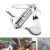 Multi-functional Folding Tableware for Camping & Survival