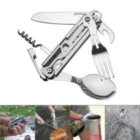 Multi-functional Folding Tableware for Camping & Survival