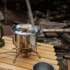 Outdoor multifunctional 304 stainless steel boiling kettle