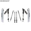 KORAMAN 1 Pair Carbon Fiber Collapsible Hiking Trekking Walking Poles