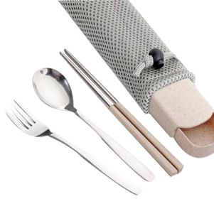 Portable Stainless Steel Flatware Set