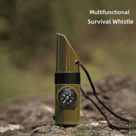 Portable Multifunctional Compass with Whistle and Thermometer