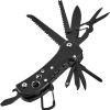 15-in-1 Stainless Steel Multi-tool Pocket Knife with Safety Lock & Nylon Sheath
