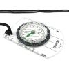 GOXAWEE Outdoor Backpacking Transparent Plastic Compass