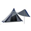 Outsunny Teepee Camping Tent with Porch – Easy Set-Up 2–3 Person Outdoor Tent