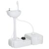 Portable Camping Sink – 4.5 Gallon Tank with 6.3 Gallon Recovery System