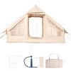 Inflatable Camping Tent – 3–5 Person Easy Setup Blow-Up Tent with Stove Jack