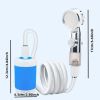 Portable USB Rechargeable Shower Head – Multi-Purpose Outdoor Watering System