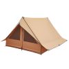 Camping Hot Tent – 2 Person 4-Season Cabin Tent with Stove Jack & Fireproof Ground Mat
