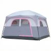 6-Person Outdoor Camping Tent – Waterproof Double-Layer Family Tent