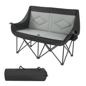 Double Camping Chair – Oversized 2-Person Folding Camp Chair with 660 lb Capacity