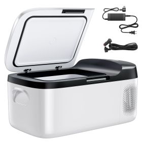 Car Refrigerator – 16QT Portable Electric Cooler with App Control (12/24V DC & AC)