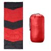 Lightweight Envelope Sleeping Bag – Waterproof Compact Sleeping Bag for Camping & Hiking (Red)