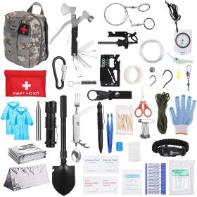 125 Pcs Survival Kit – Professional Emergency Survival Gear
