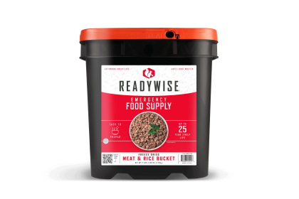 ReadyWise Meat and Rice Bucket - 40 Servings
