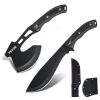 Knife and Hatchet Axe Combo Set with Sheath