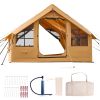 Inflatable Camping Tent – 5–8 Person Luxury Glamping Tent with Skylights & Canopy