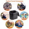 Portable Camping Toilet for Adults – Folding Toilet with Lid, Carry Bag & Garbage Bags