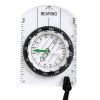 GOXAWEE Outdoor Backpacking Transparent Plastic Compass