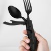 Folding Multi-functional Knife, Fork, and Spoon Set