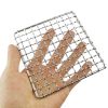 Stainless Steel Camping Pot Holder - Outdoor BBQ Mesh Portable