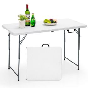 Adjustable Folding Table – 3-Level Height