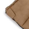 35°F Flannel Lined Rectangular Adult Sleeping Bag – Brown (80" x 36")