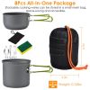 8 pcs Camping Cookware Set