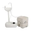 Portable Removable Outdoor Hand Sink with Portable Toilet