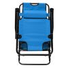 Folding Chaise Lounge Chair – 2-in-1 Portable Outdoor Recliner with Pillow