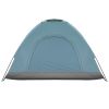 3–4 Person Camping Dome Tent – Blue