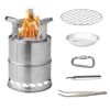 Outdoor Camping Mini Stove - All-in-one With Electronic Ignition