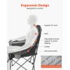 Oversized Camping Chair – Heavy-Duty 450 lb Support Folding Chair with Cup & Wine Holders