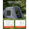 Large SUV Tent for 5–9 Person – 10.6 x 8 FT All-Season Tailgate Camping Tent