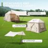 Inflatable Camping Tent with Canopy – 4-Season Glamping Tent (5.72m²)