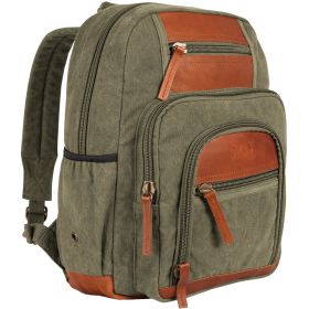 Retro Londoner Commuter Daypack (Option: OLIVE DRAB)