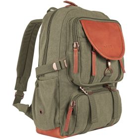 Retro Parisian City Daypack (Option: OLIVE DRAB)