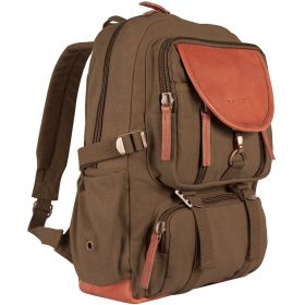 Retro Parisian City Daypack (Option: VINTAGE BROWN)