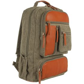 Retro Cantabrian Excursion Rucksack (Option: OLIVE DRAB)