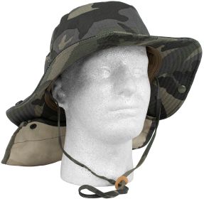 Advanced Hot Weather Boonie Hat (Option: MIDNIGHT WOODLAND CAMO)