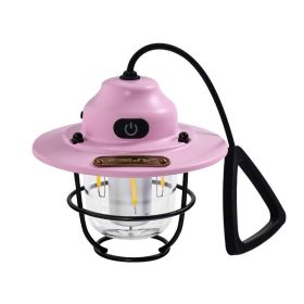 Outdoor Lighting Camping Light USB Rechargeable Horse Lantern (Type: Camping Light, Color: Pink)