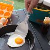 Outdoor folding frying spatula