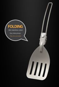 Outdoor folding frying spatula (select: Leaky shovel)