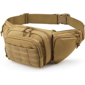 Casual Tactical Waist Bag (Color: Khaki)