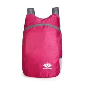 20L Unisex Lightweight Outdoor Backpack (Color: Red)