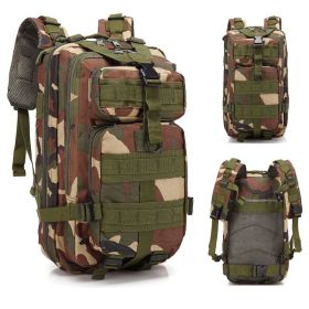 Men's 30L Compact Outdoor Sports Backpack (Color: Jungle Camouflage)