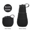 500ml Large Capacity Silicone Folding Water Bottle
