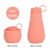 500ml Large Capacity Silicone Folding Water Bottle