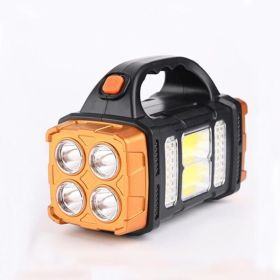 Multifunctional Solar LED+COB Light With Handle (Items: Multifunctional Solar Light Orange)