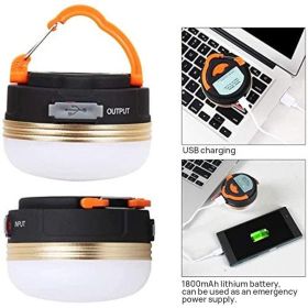Rechargeable Camping Tent Lantern (Items: USB Power Bank)